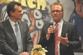 Martin D&ouml;rmann mit Jochen Ott beim Porzer Neujahrsempfang 2010